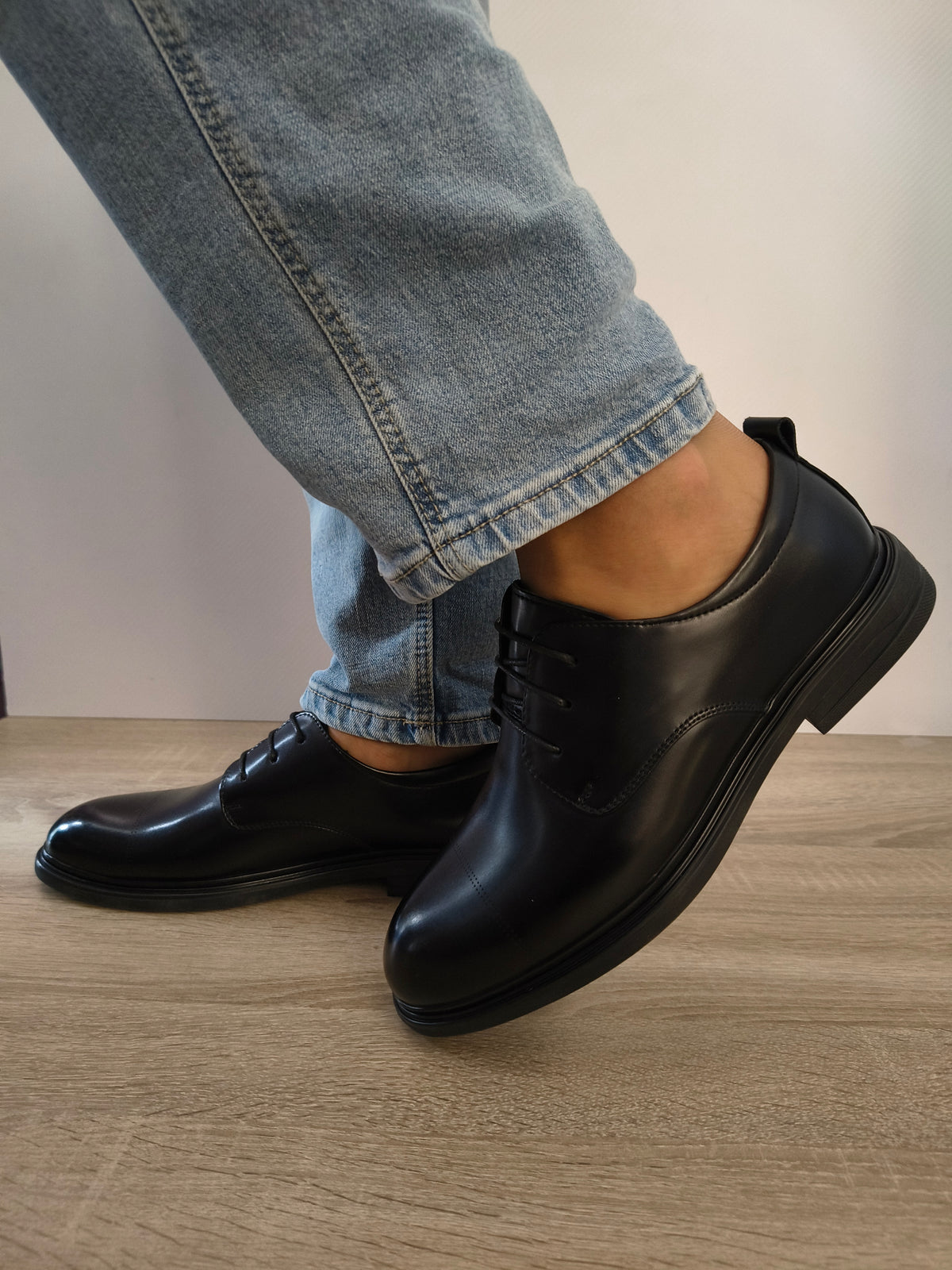 PANTOFI ELEGANTI BARBATI MELS D17201 NEGRU