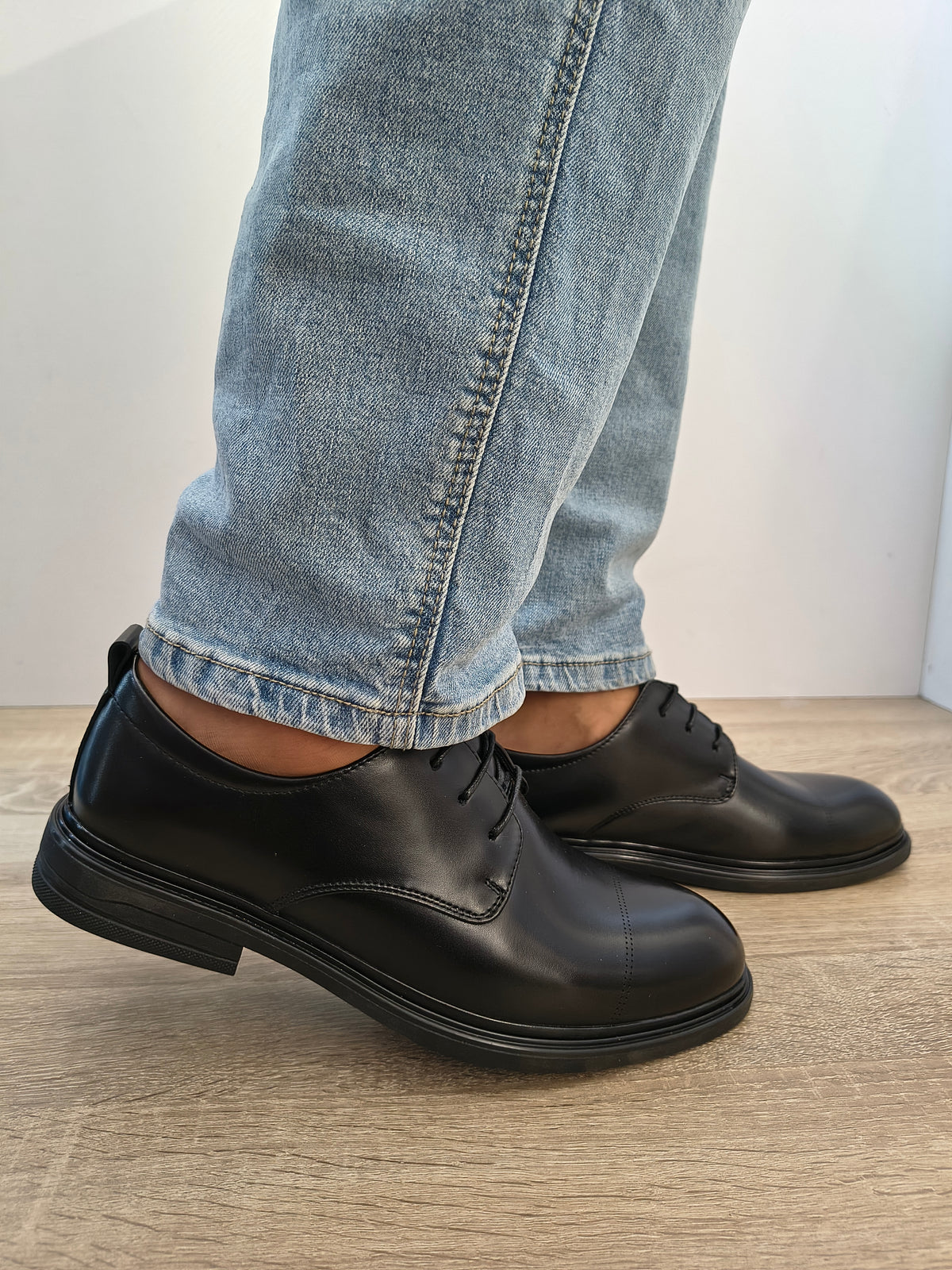 PANTOFI ELEGANTI BARBATI MELS D17201 NEGRU