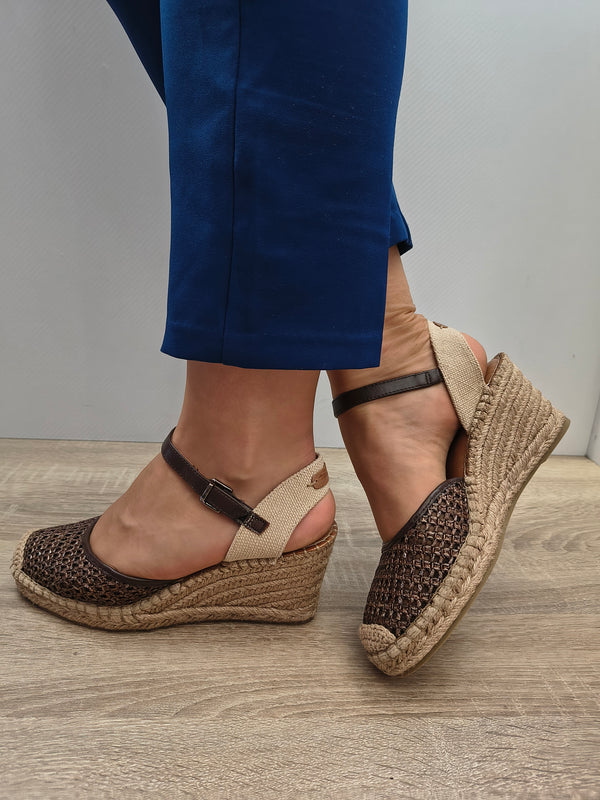 Sandale Casual Damă Tamaris 29610-42 304 Maro Mocca - Textil - imagine 3