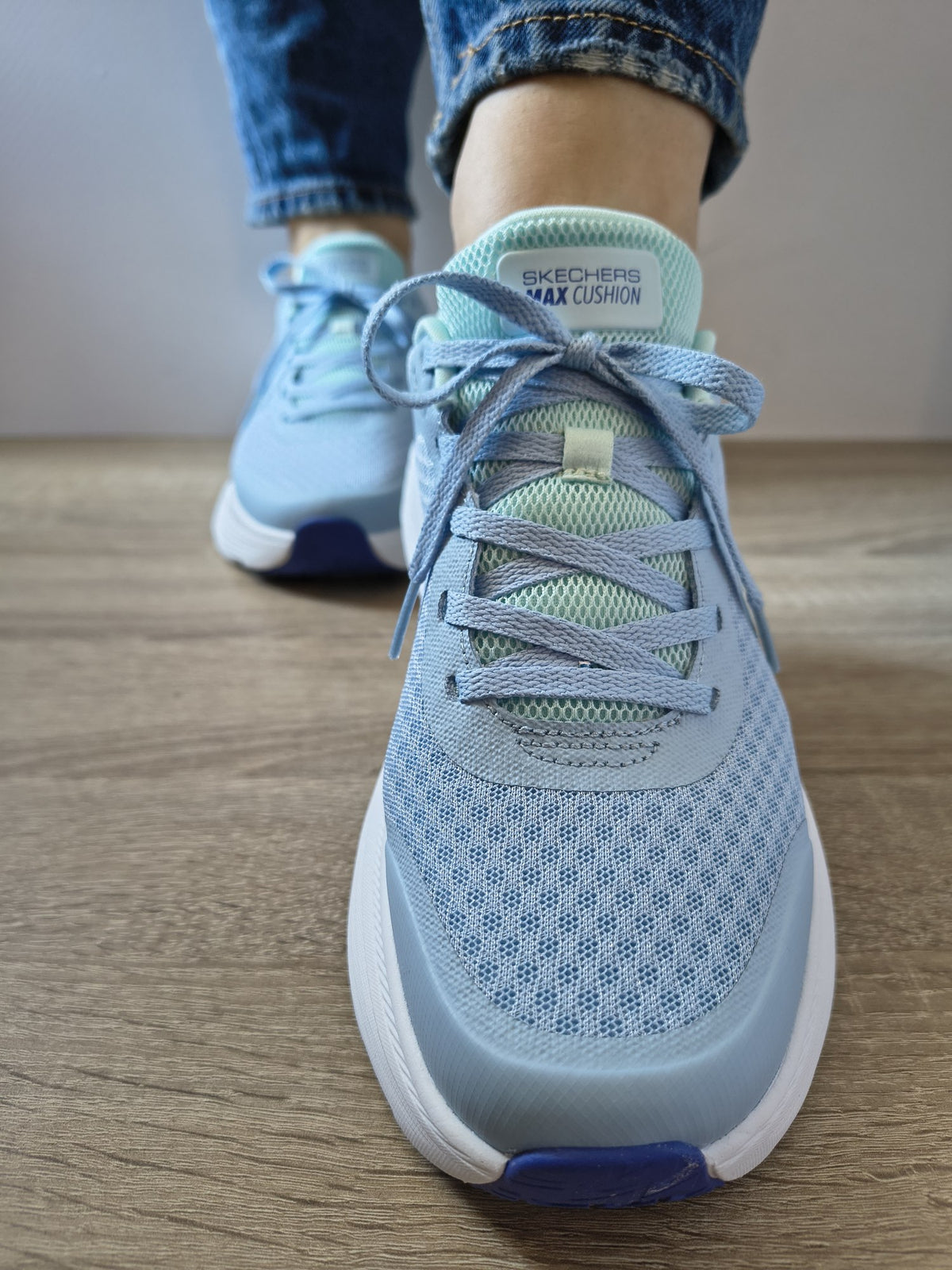PANTOFI SPORT DAMĂ SKECHERS 129470 BLLB BLEU - imagine 4