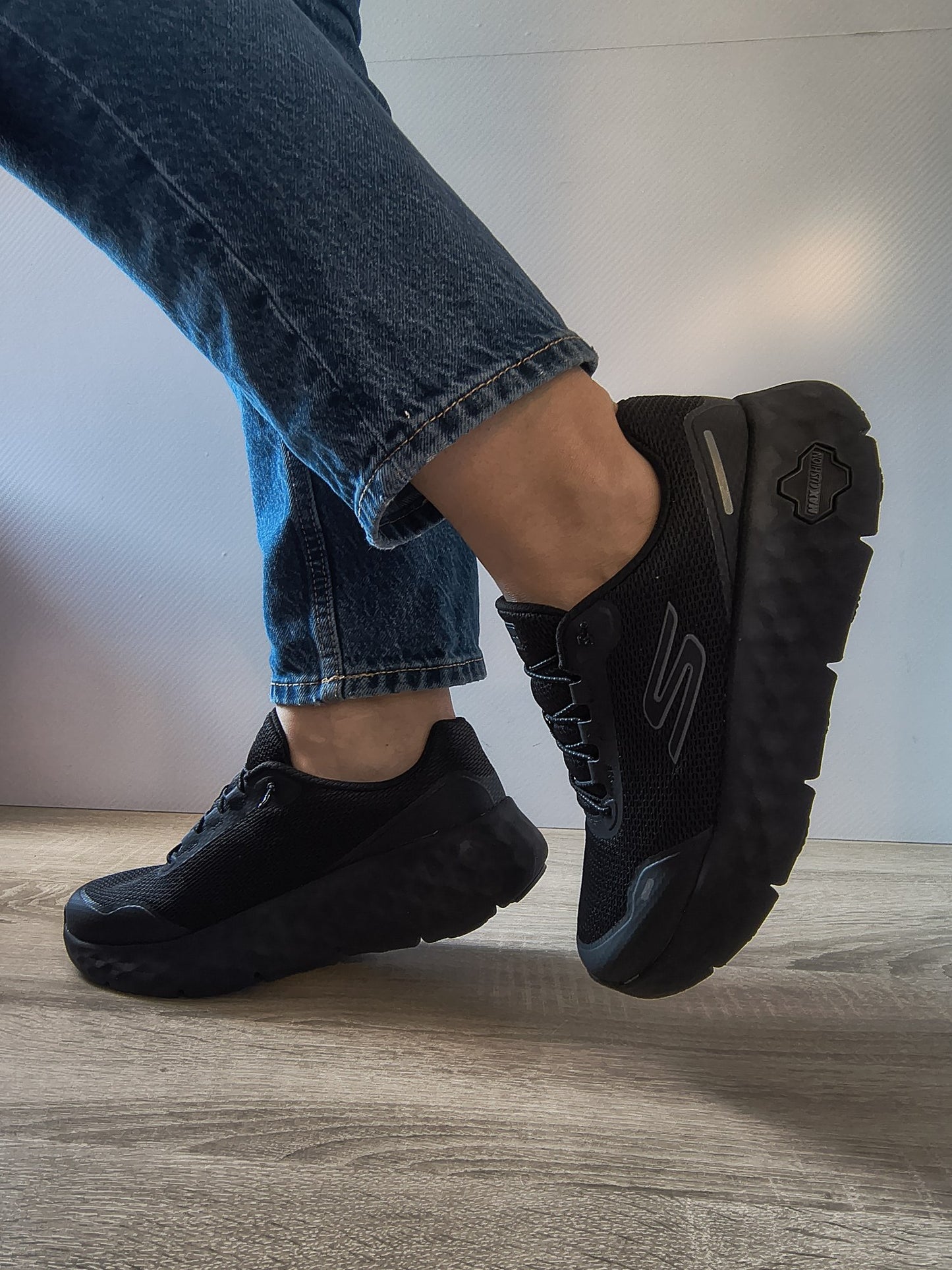 PANTOFI SPORT DAMĂ SKECHERS 126030 BBK NEGRI