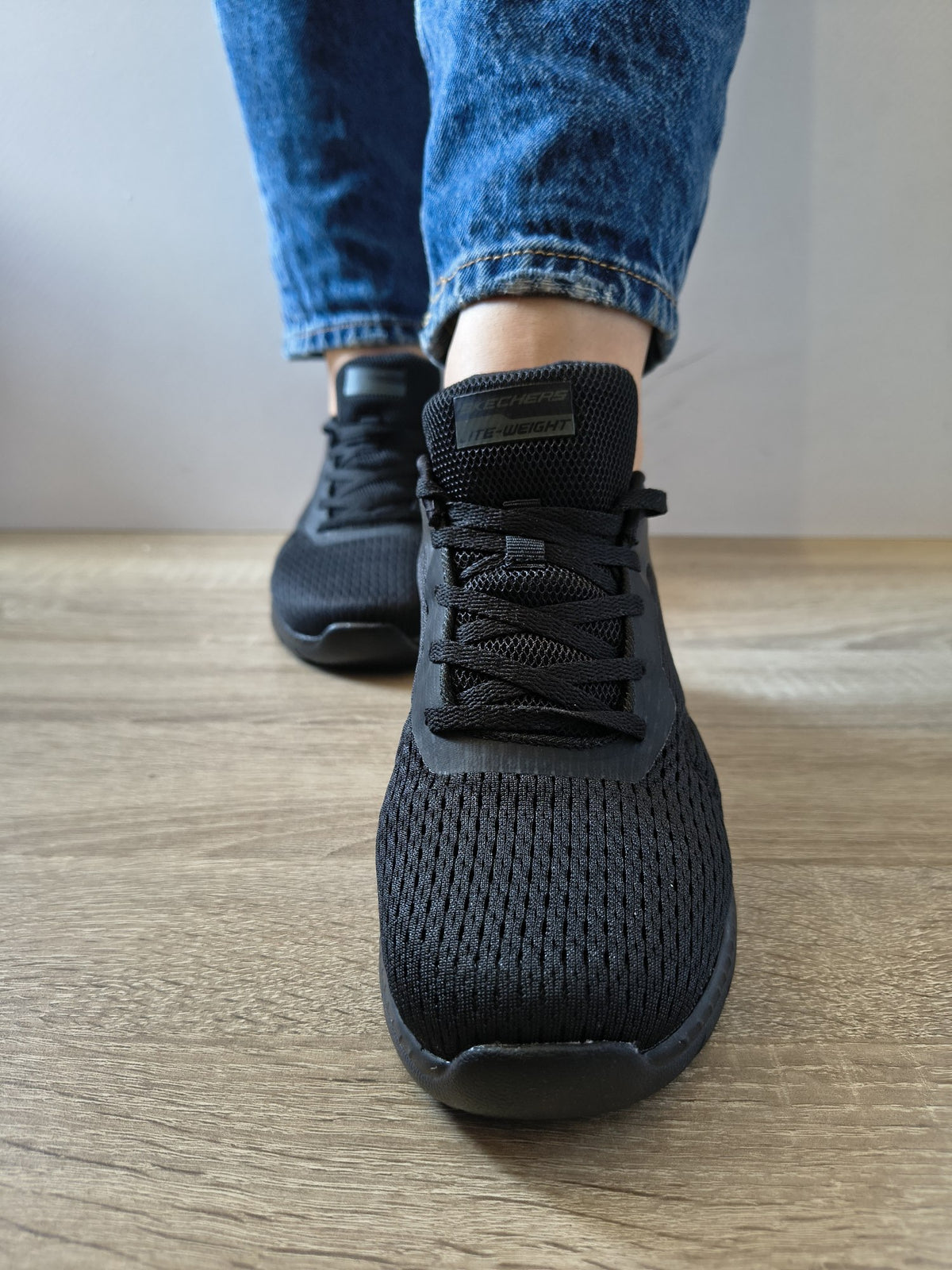 PANTOFI SPORT DAMĂ SKECHERS 12607 BBK NEGRI