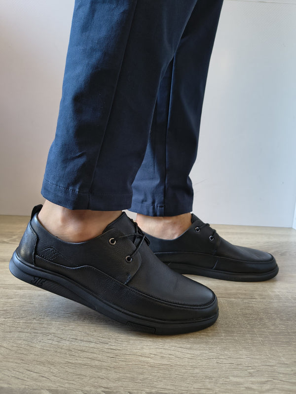 PANTOFI CASUAL BĂRBAȚI MELS WM819 NEGRI - imagine 2