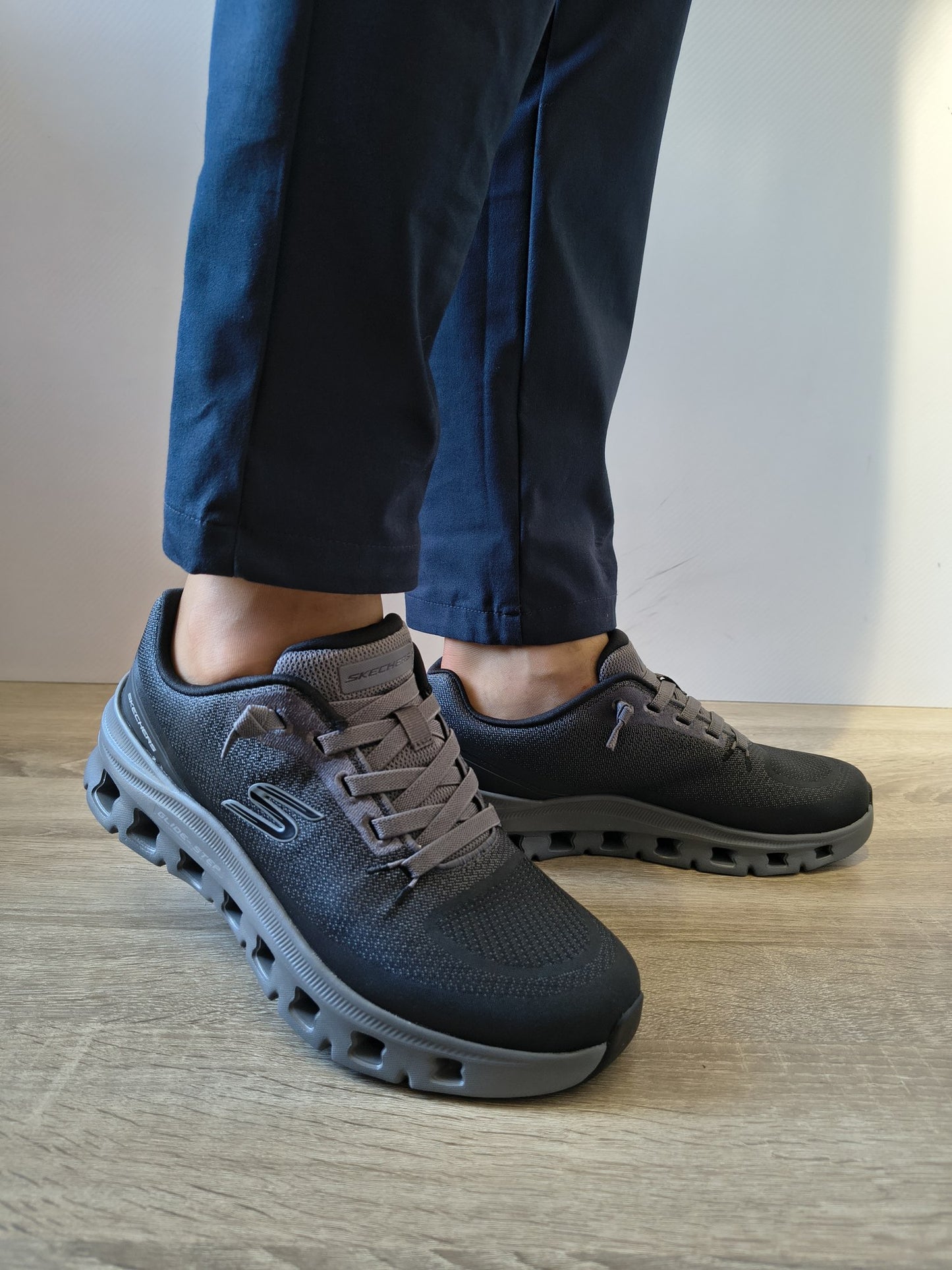 PANTOFI SPORT BĂRBAȚI SKECHERS 233132 BKCC NEGRI/GRI