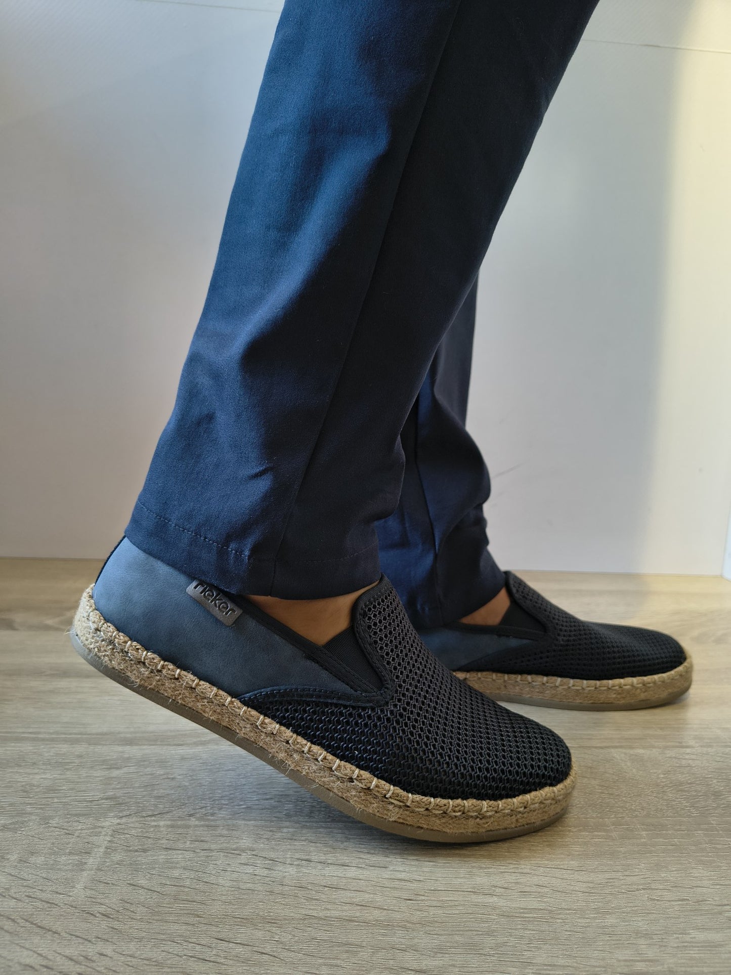 PANTOFI CASUAL BĂRBAȚI RIEKER B2661-14 BLEUMARIN
