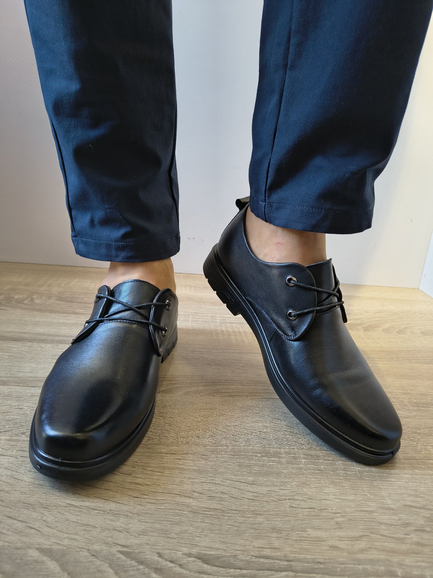 PANTOFI CASUAL BĂRBAȚI MELS 88513 NEGRI