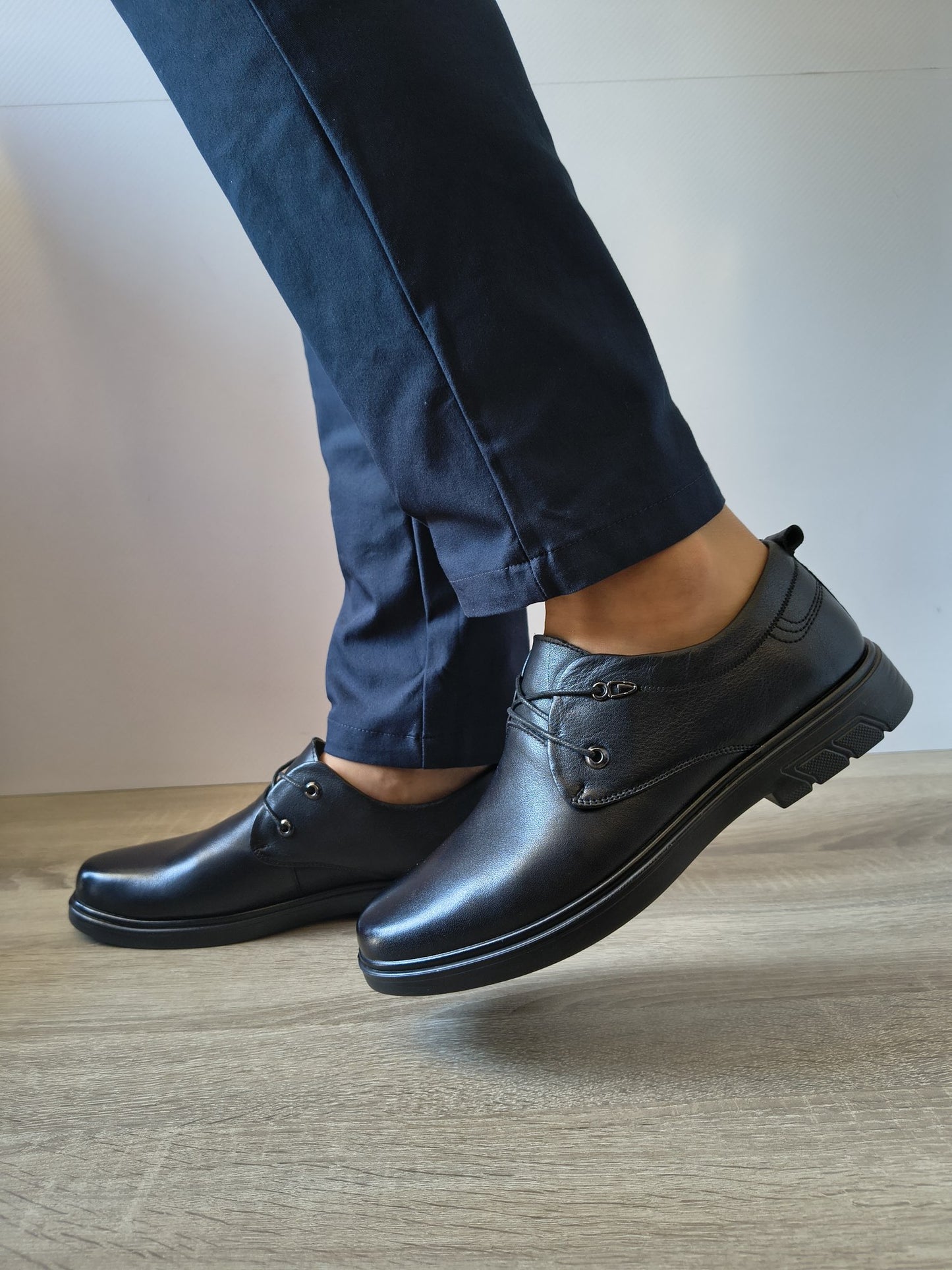 PANTOFI CASUAL BĂRBAȚI MELS 88513 NEGRI