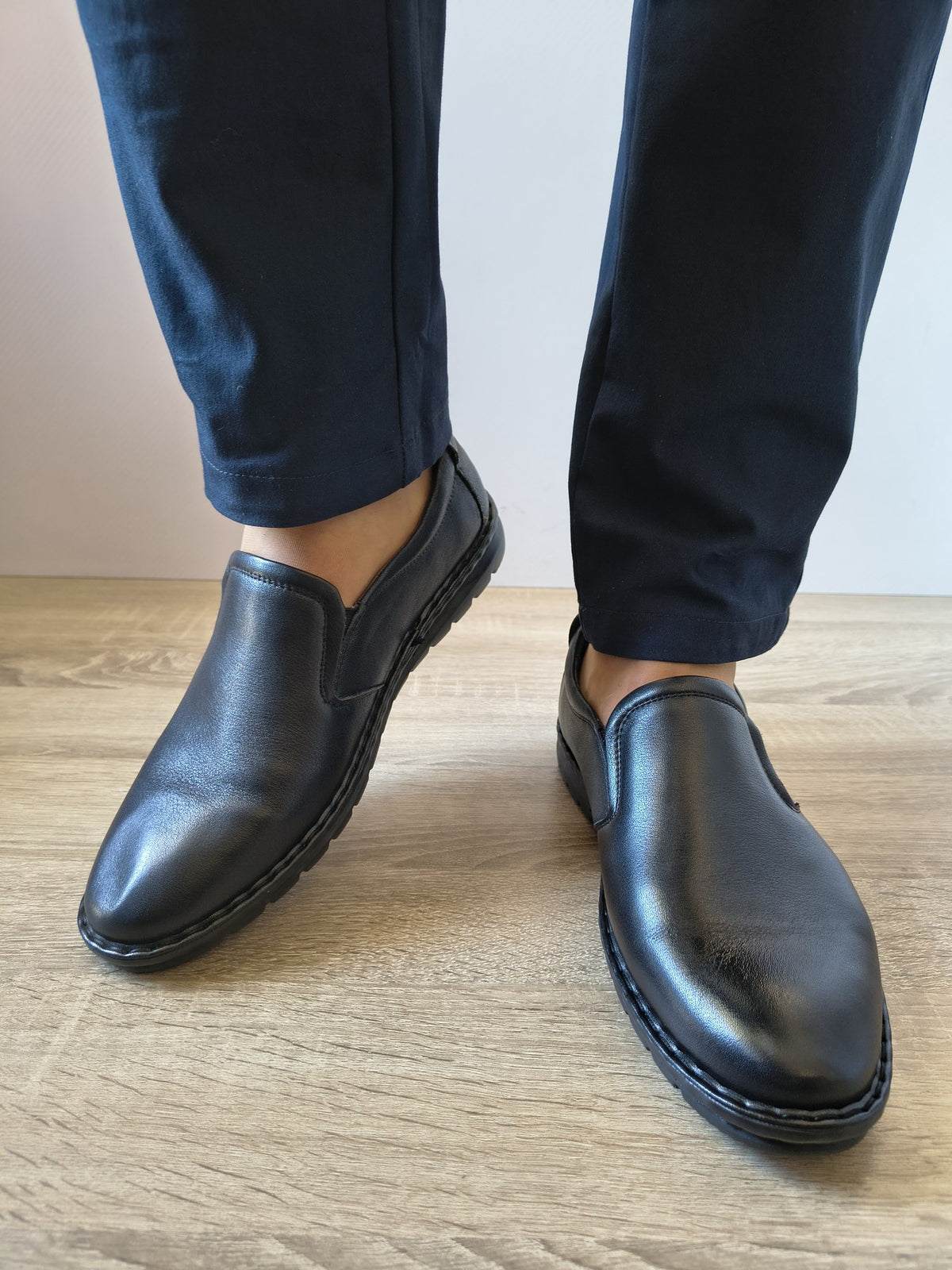 PANTOFI CASUAL BĂRBAȚI MELS MX22003 NEGRI