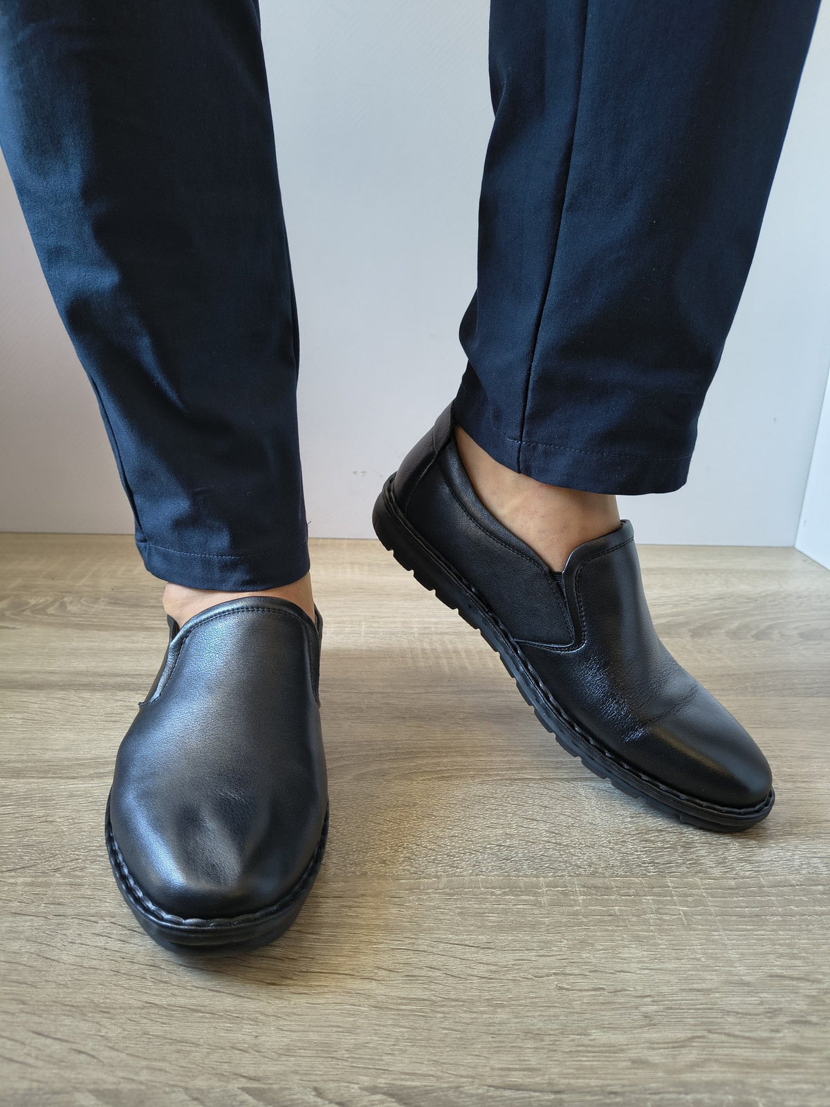 PANTOFI CASUAL BĂRBAȚI MELS MX22003 NEGRI