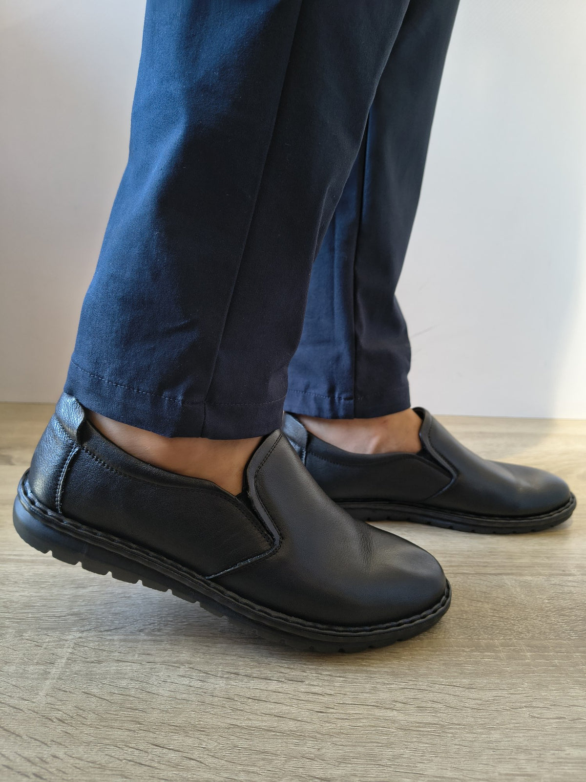 PANTOFI CASUAL BĂRBAȚI MELS MX22003 NEGRI
