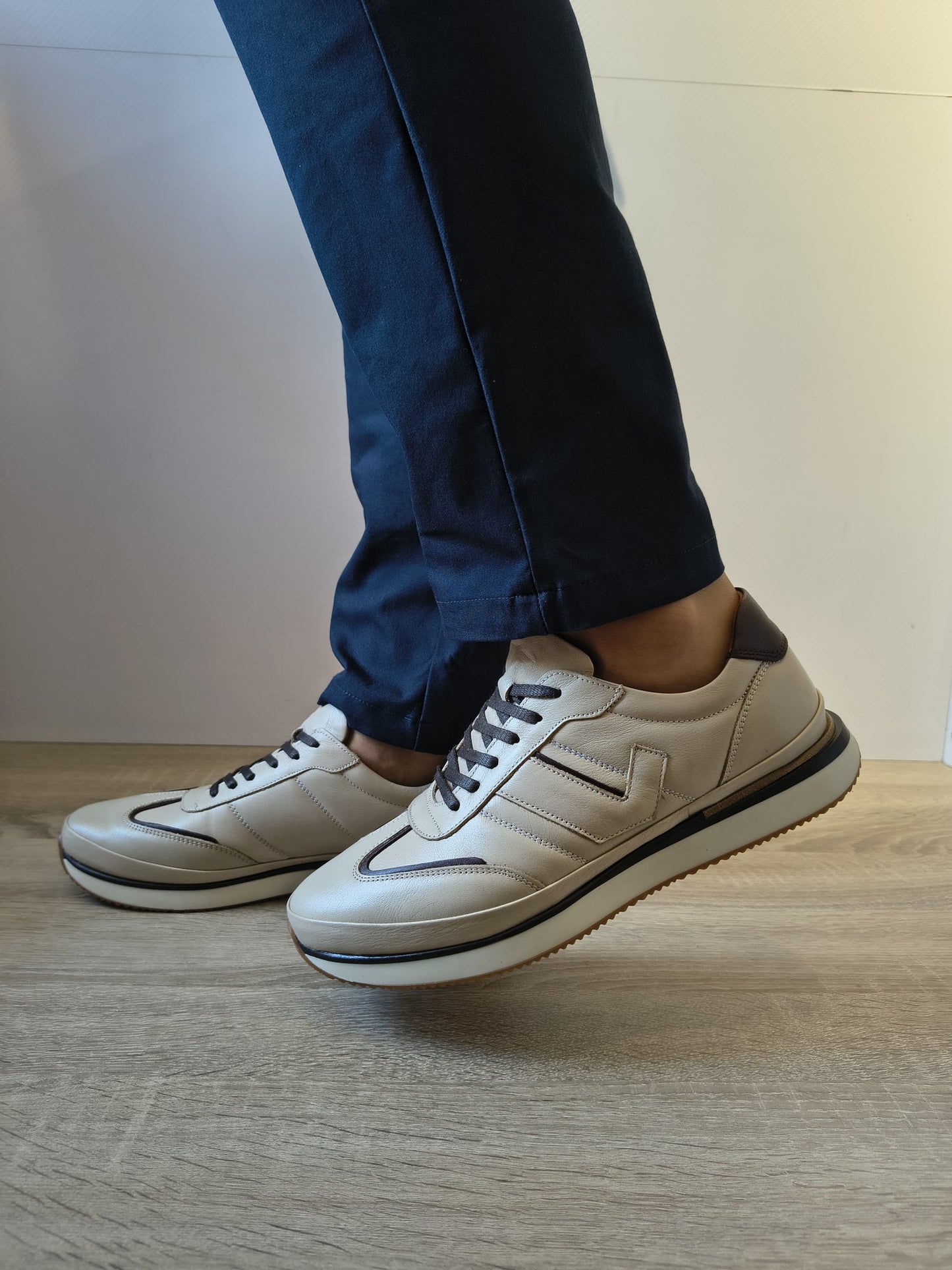PANTOFI CASUAL BĂRBAȚI GORETTI B67-2406 BEJ