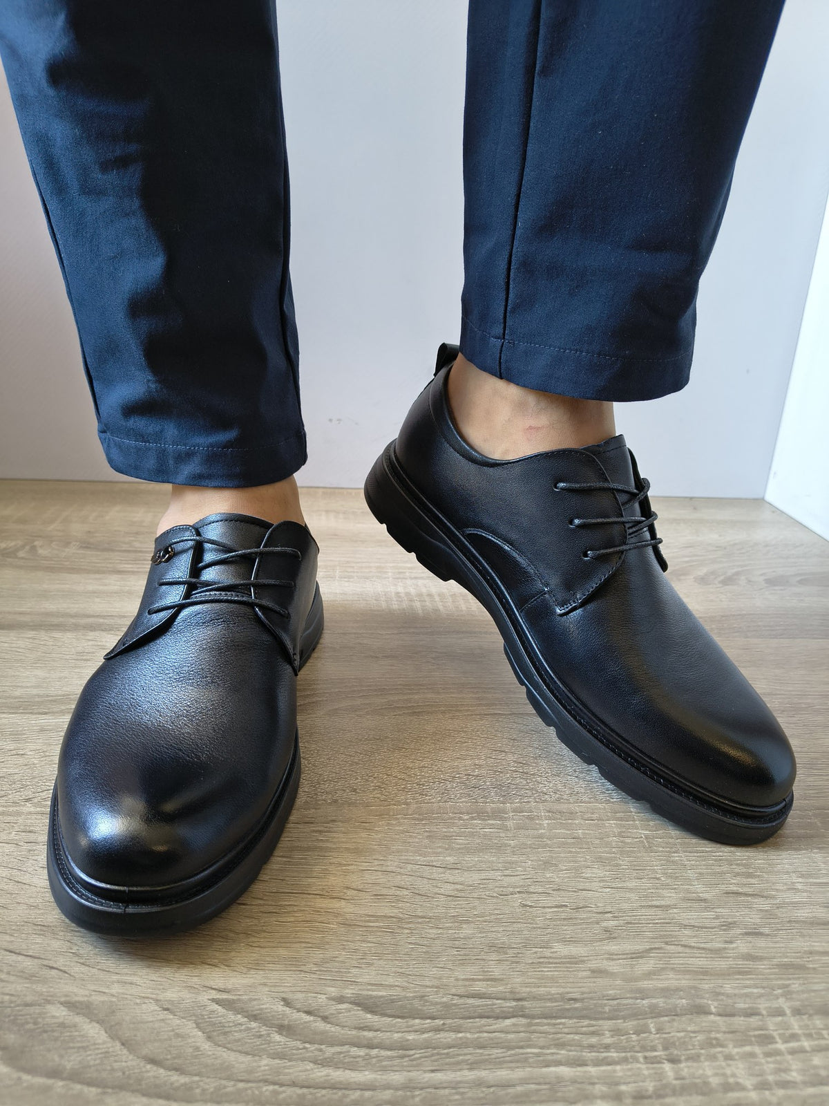 PANTOFI CASUAL BĂRBAȚI MELS 91817 NEGRI