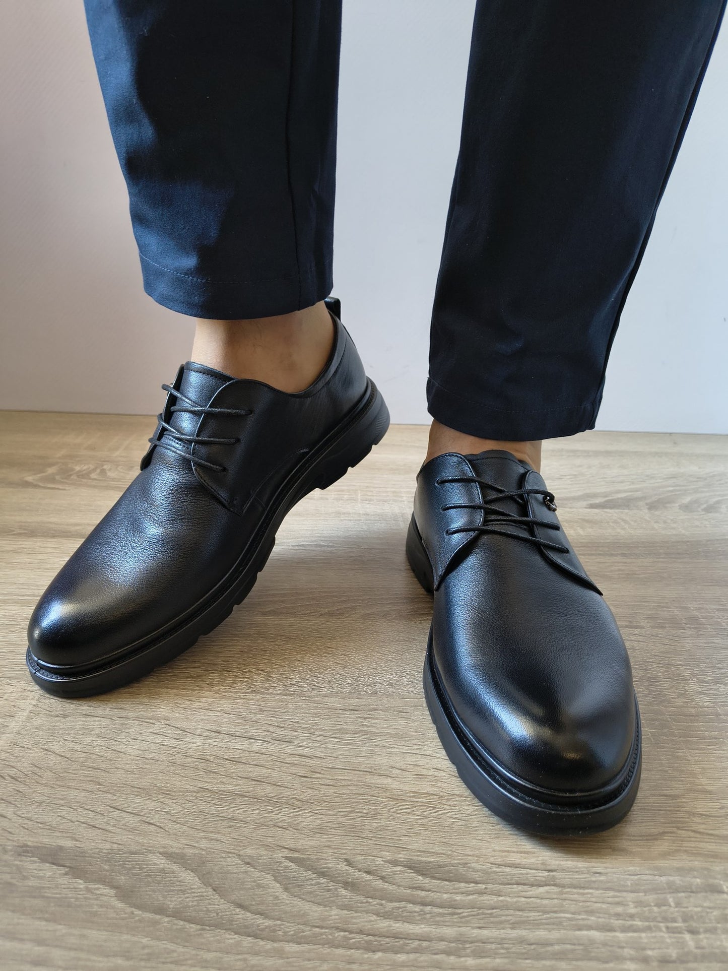 PANTOFI CASUAL BĂRBAȚI MELS 91817 NEGRI