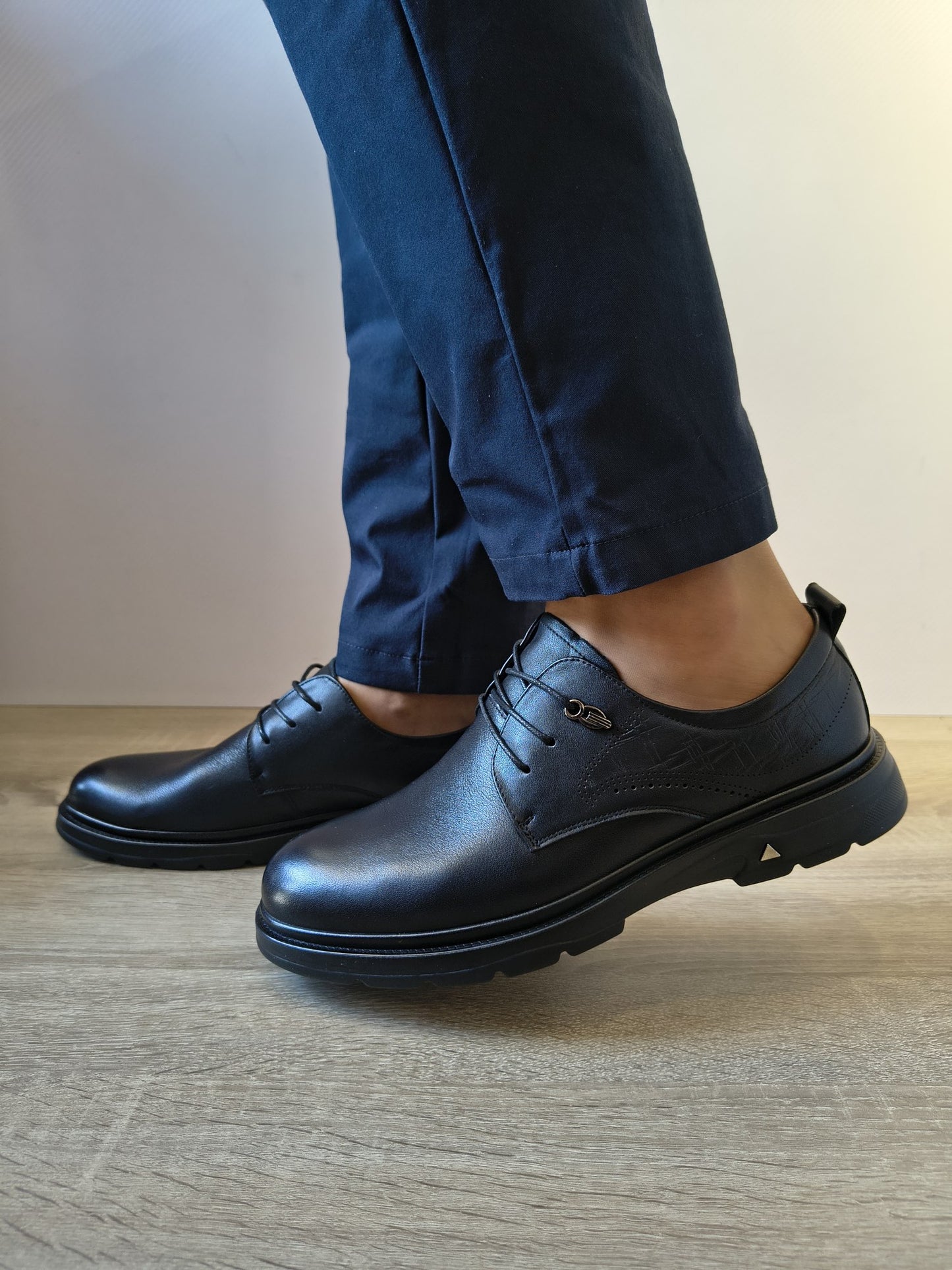 PANTOFI CASUAL BĂRBAȚI MELS 91817 NEGRI