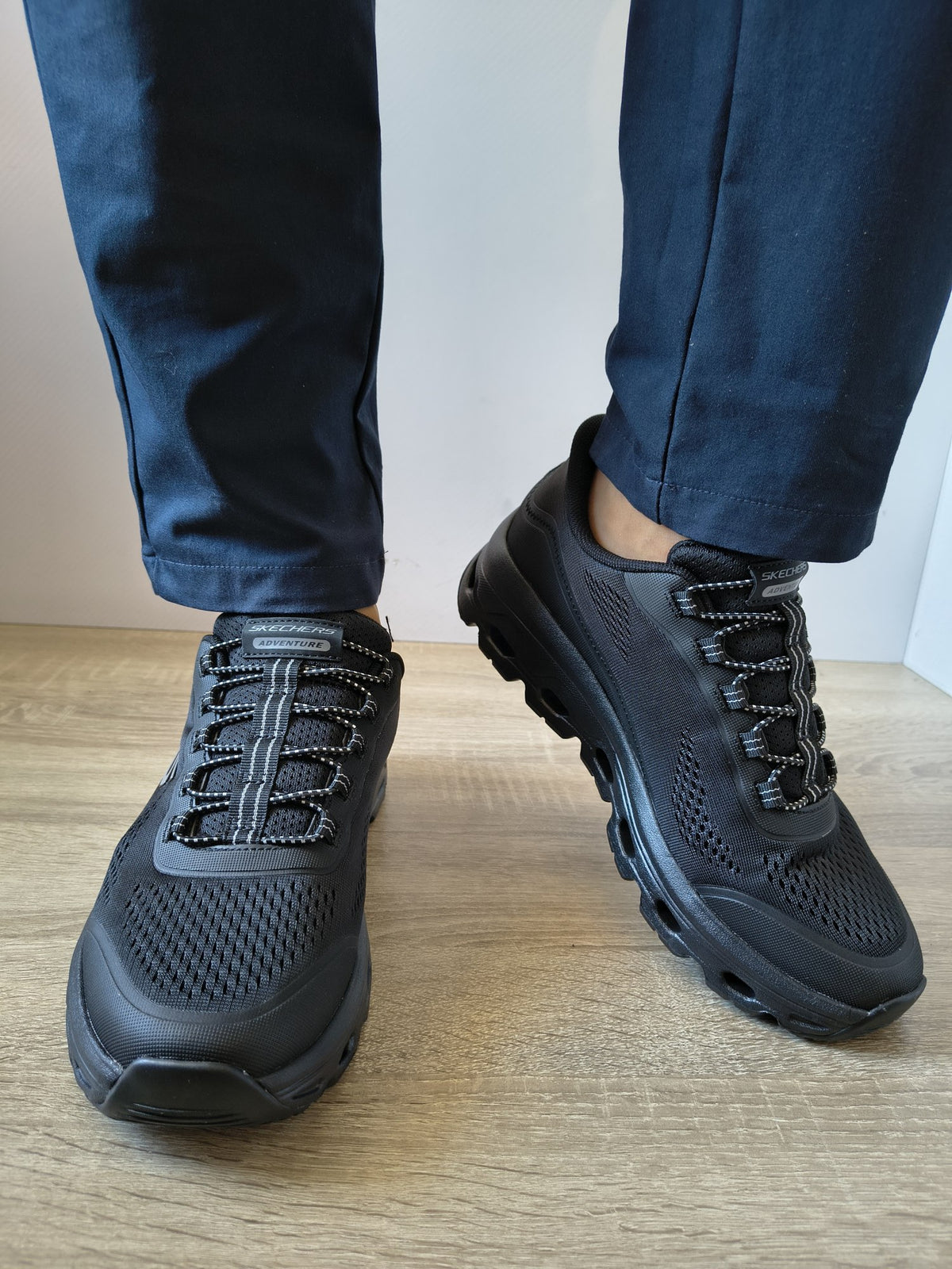 PANTOFI SPORT BĂRBAȚI SKECHERS 237812 BBK NEGRI