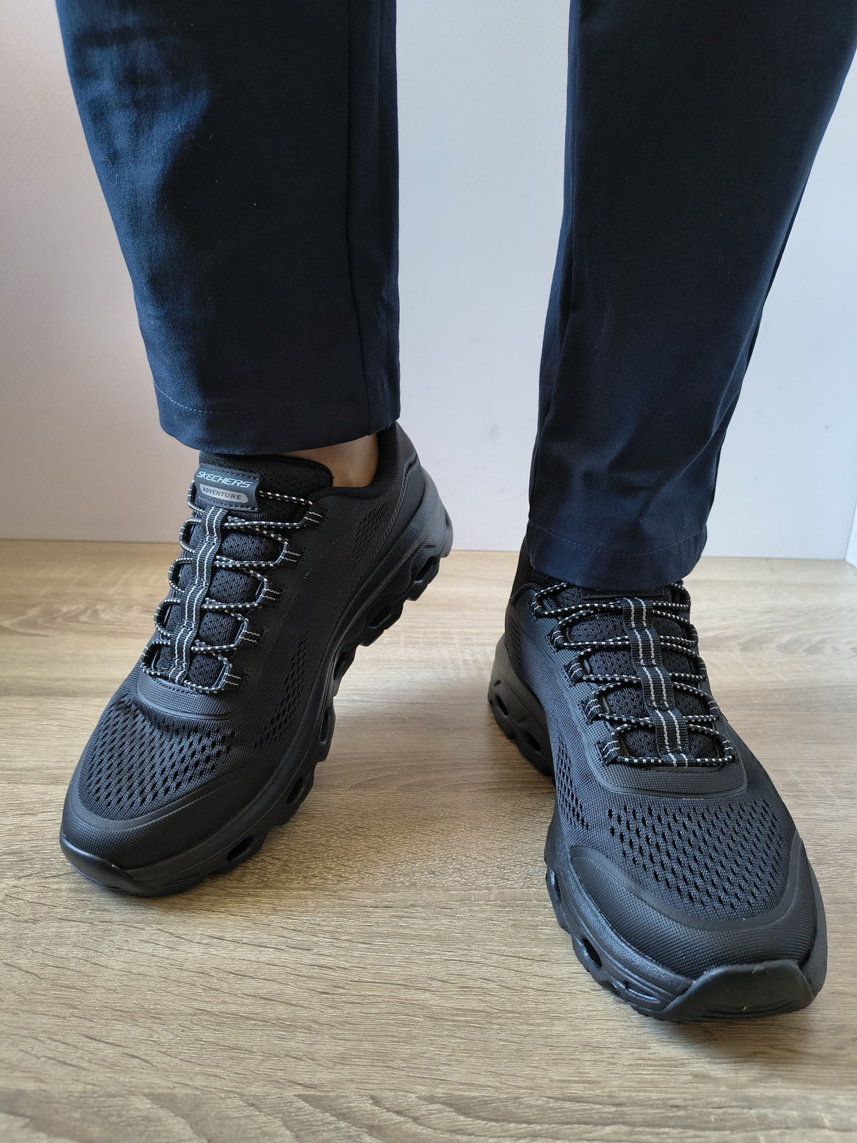 PANTOFI SPORT BĂRBAȚI SKECHERS 237812 BBK NEGRI