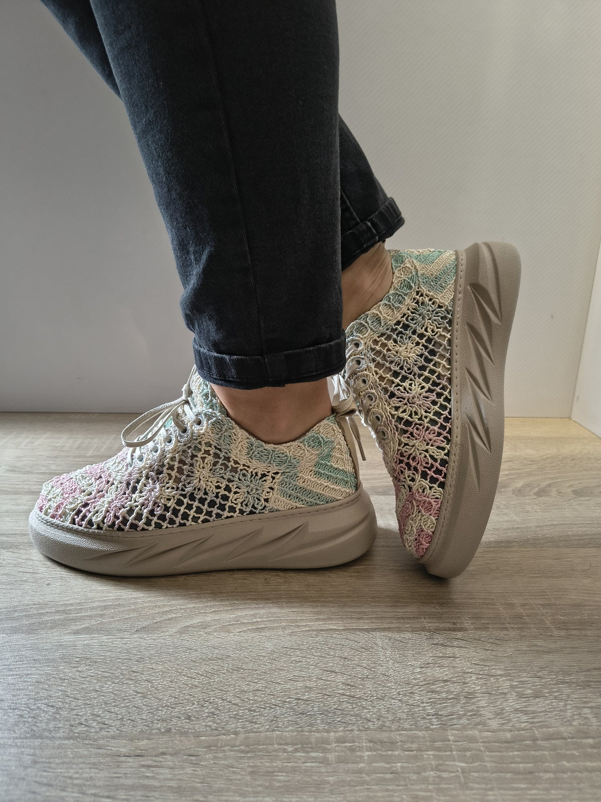 PANTOFI CASUAL DAMĂ BIO FLEX 023 TKS-450 CREM