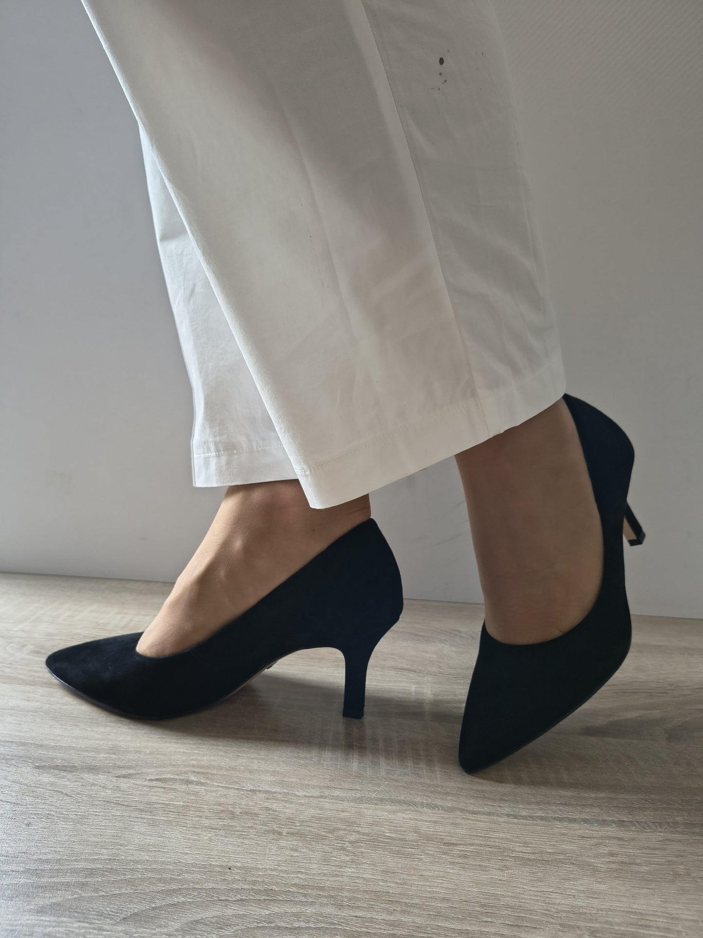 PANTOFI ELEGANȚI DAMĂ TAMARIS 22434-41 004 NEGRI VELUR