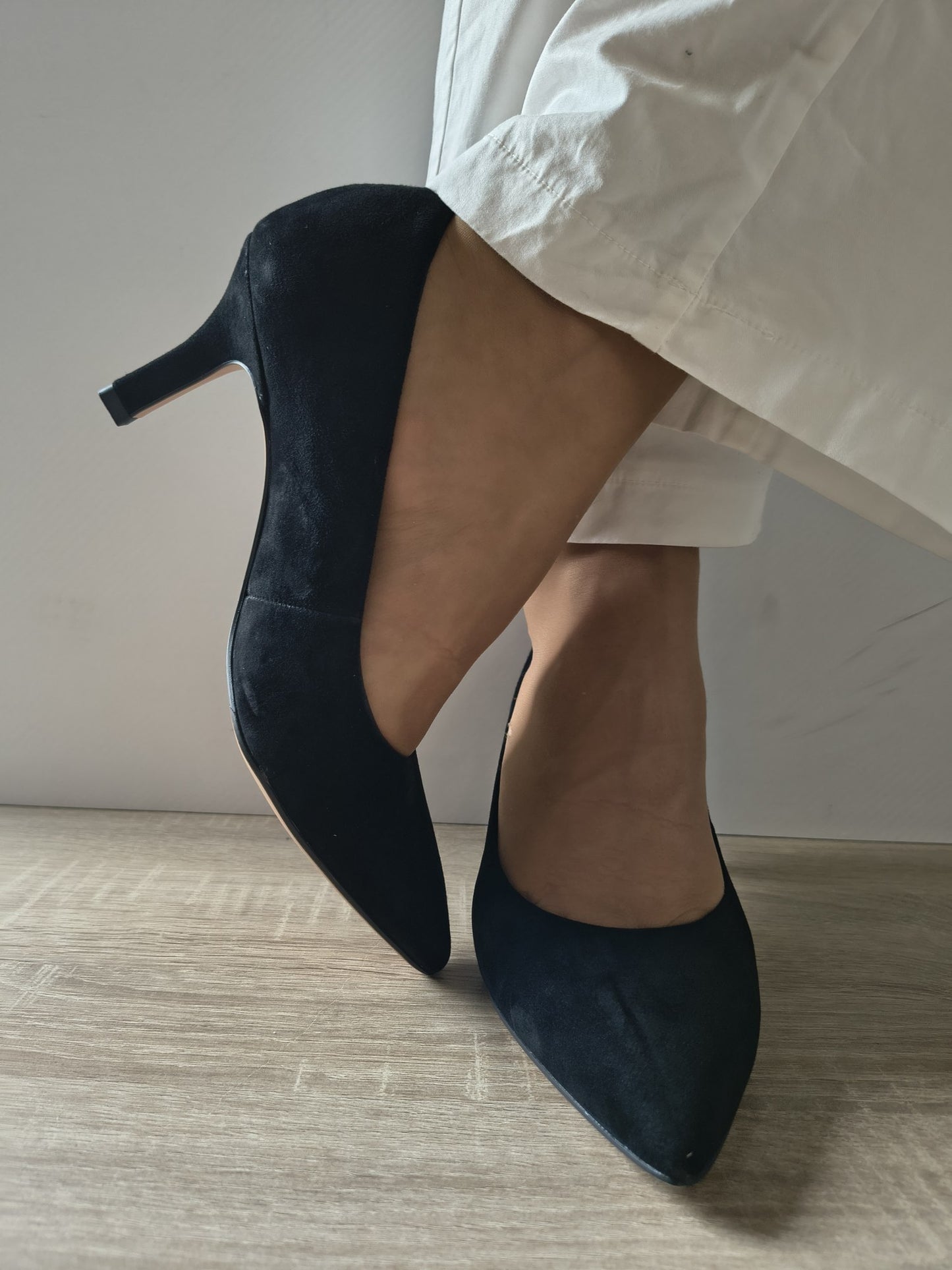 PANTOFI ELEGANȚI DAMĂ TAMARIS 22434-41 004 NEGRI VELUR