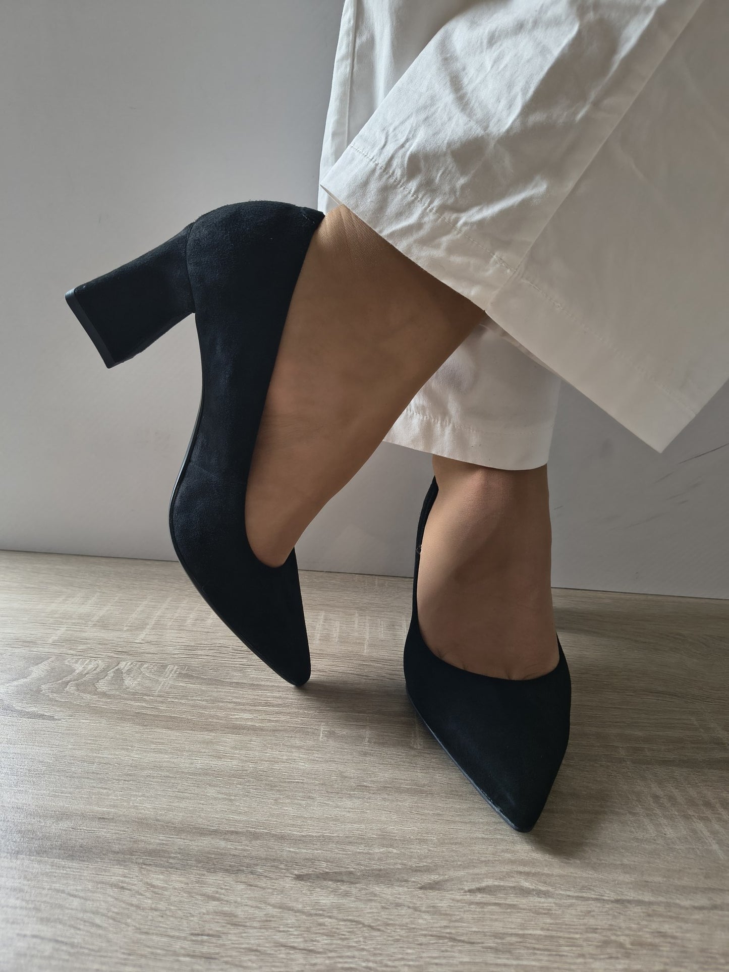 PANTOFI ELEGANȚI DAMĂ TAMARIS 22427-43 001 NEGRI VELUR