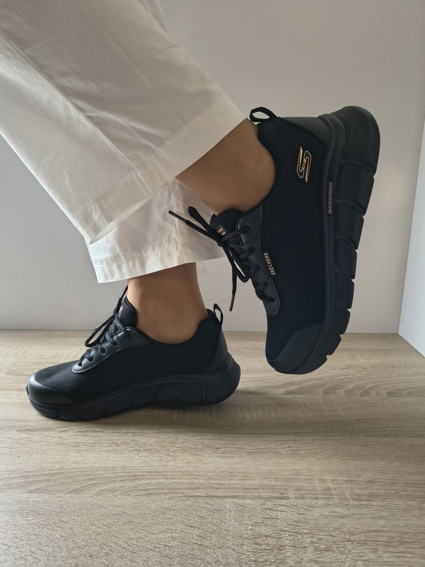 PANTOFI SPORT DAMĂ SKECHERS 117351 BBK NEGRI