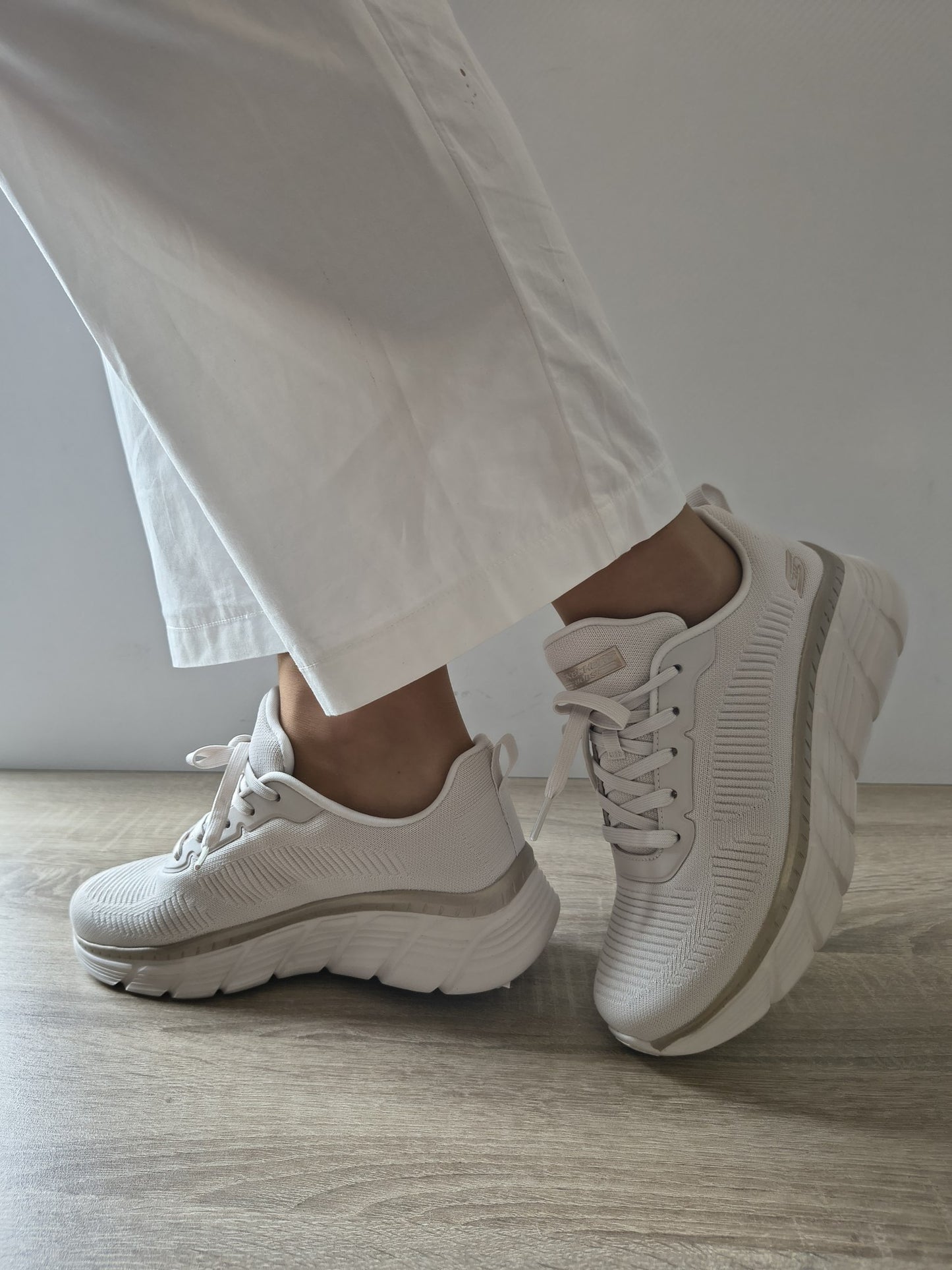 PANTOFI SPORT DAMĂ SKECHERS 117385 WTGD CREM