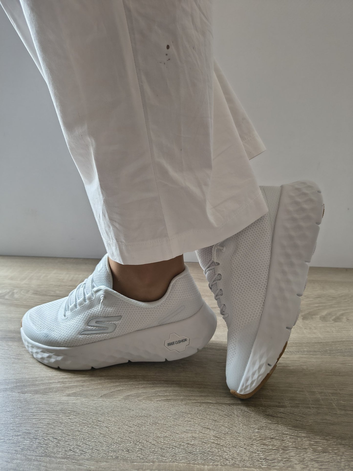 PANTOFI SPORT DAMĂ SKECHERS 126030 WSL ALBI