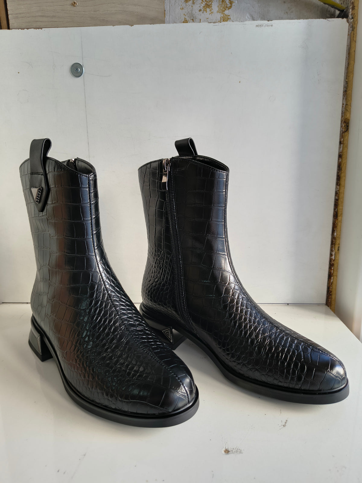 Ghete Elegante Damă Jose Simon K11391 Negru - foto 7