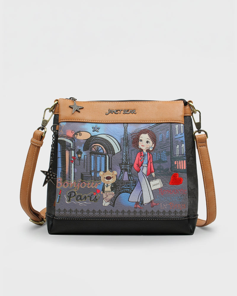 GEANTA DAMA HENNEY BEAR JANET J-075 PARIS DREAM