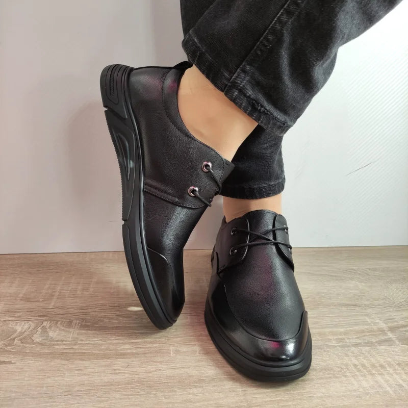 PANTOFI CASUAL ADOLESCENTI MELS 83038S NEGRI - imagine 5
