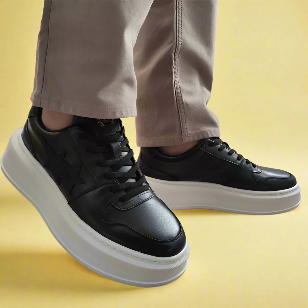 PANTOFI CASUAL BARBATI ADVANCER BY FRANCO GERARDO 3239 NEGRI - imagine 5