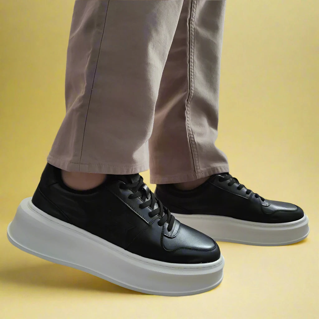 PANTOFI CASUAL BARBATI ADVANCER BY FRANCO GERARDO 3239 NEGRI - imagine 2