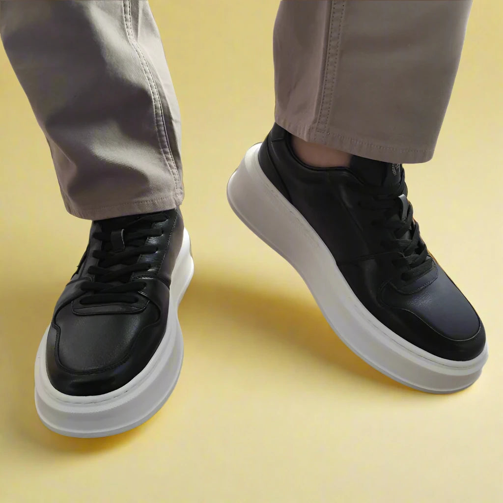 PANTOFI CASUAL BARBATI ADVANCER BY FRANCO GERARDO 3239 NEGRI - imagine 3