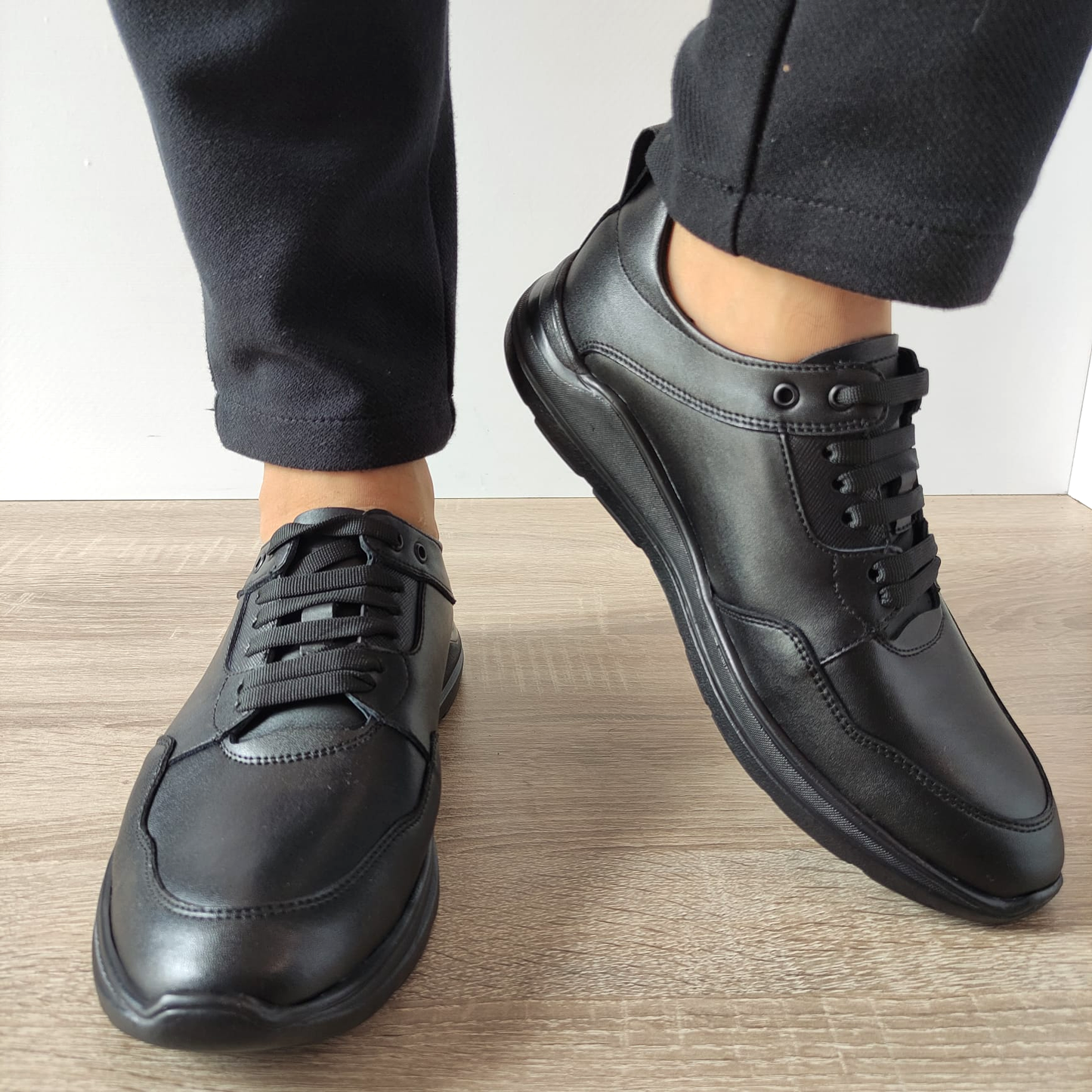 PANTOFI CASUAL BARBATI COBRA 128 NEGRI - imagine 6