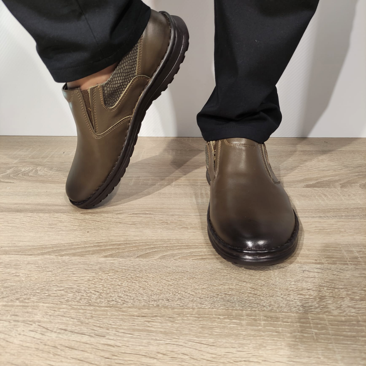 PANTOFI CASUAL BARBATI COBRA 805 KAKI - imagine 3