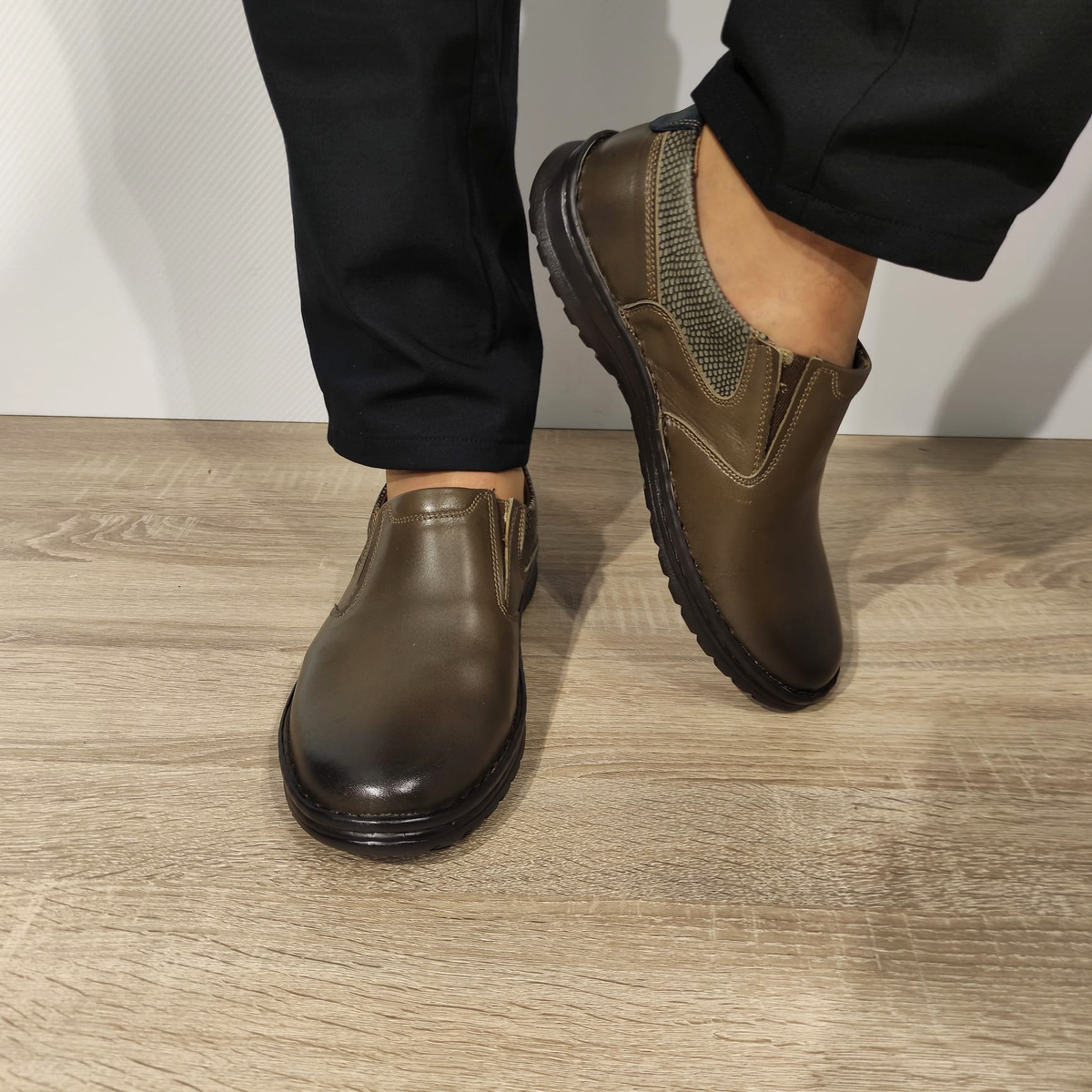 PANTOFI CASUAL BARBATI COBRA 805 KAKI - imagine 4
