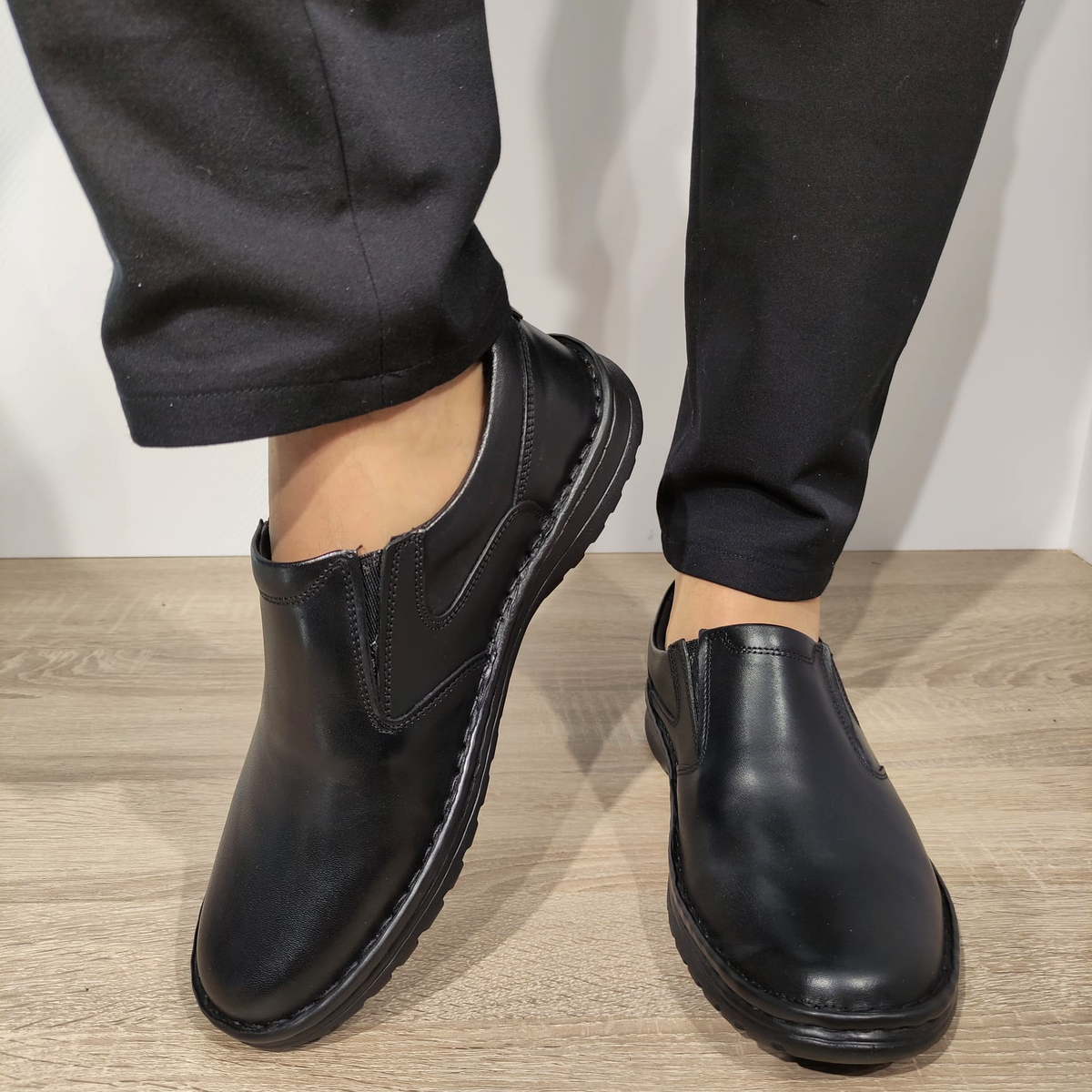 PANTOFI CASUAL BARBATI COBRA 805 NEGRI - imagine 3