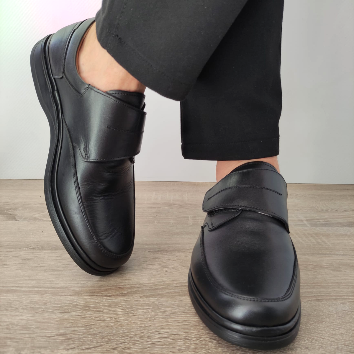 PANTOFI CASUAL BARBATI DR JELLS GR1040-175 NEGRI - imagine 4