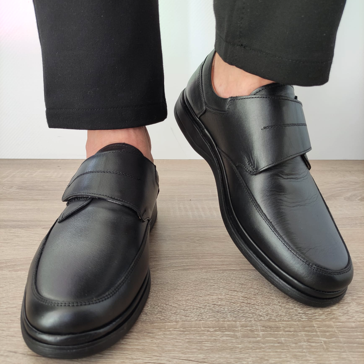 PANTOFI CASUAL BARBATI DR JELLS GR1040-175 NEGRI - imagine 5