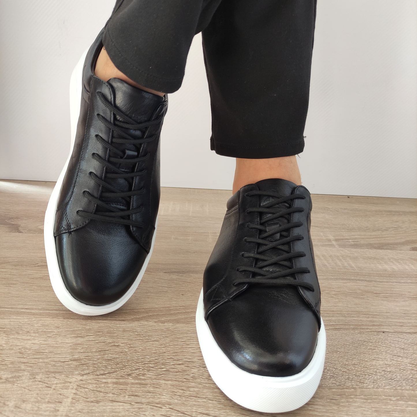 PANTOFI CASUAL BARBATI FRACO GERARDO T231103 NEGRI - imagine 5