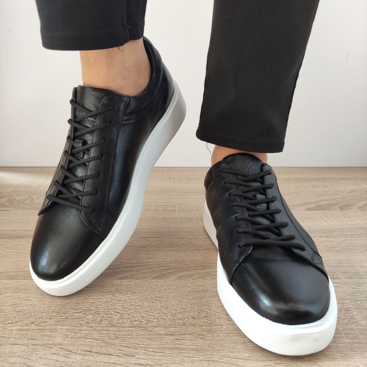 PANTOFI CASUAL BARBATI FRACO GERARDO T231103 NEGRI - imagine 6