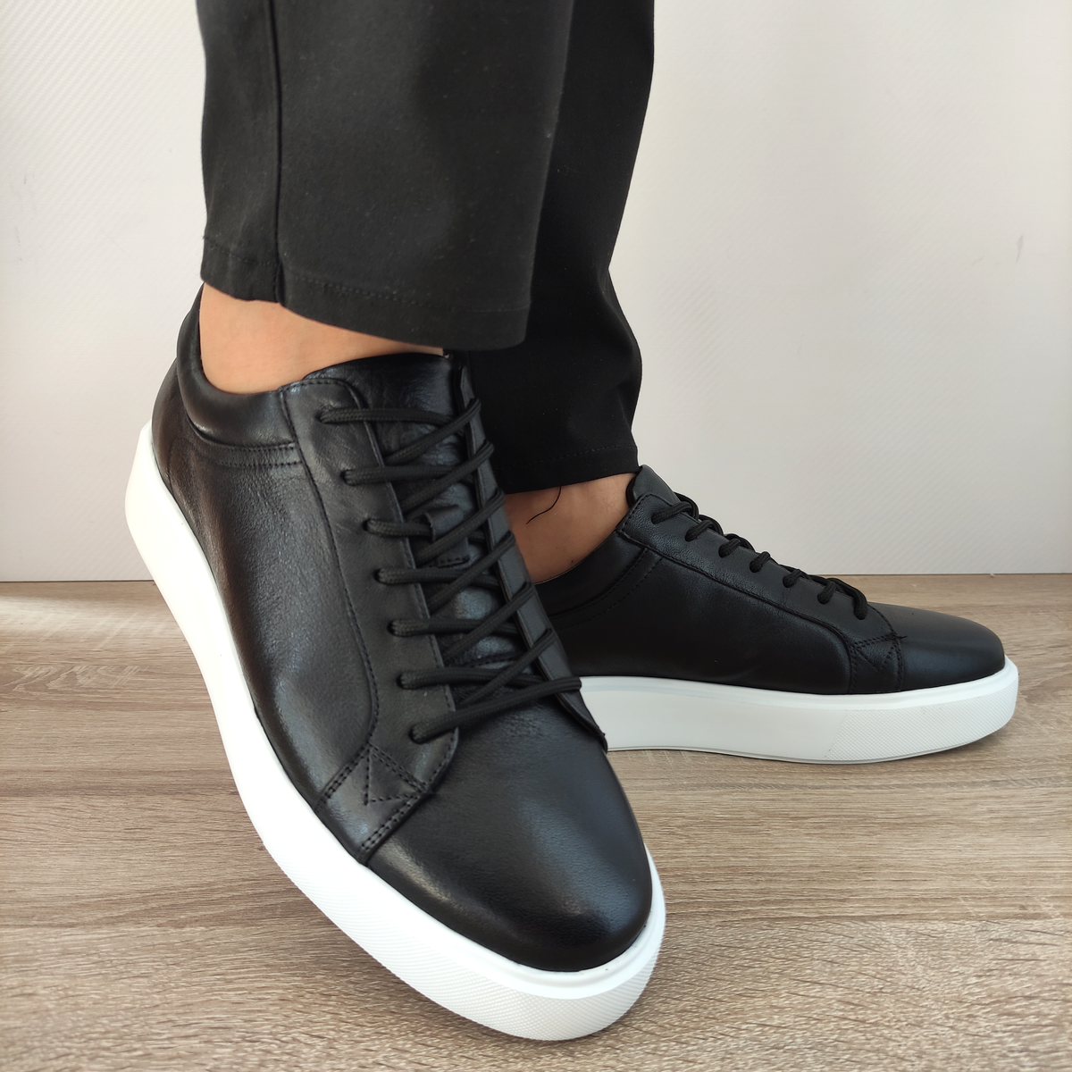 PANTOFI CASUAL BARBATI FRACO GERARDO T231103 NEGRI - imagine 2