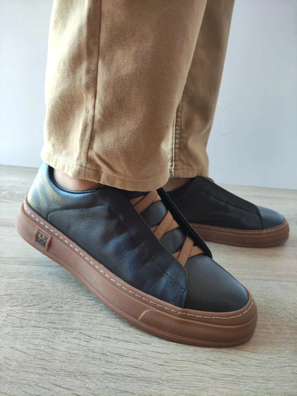 PANTOFI CASUAL BARBATI FRANCO GERARDO 20867W NEGRI - imagine 2