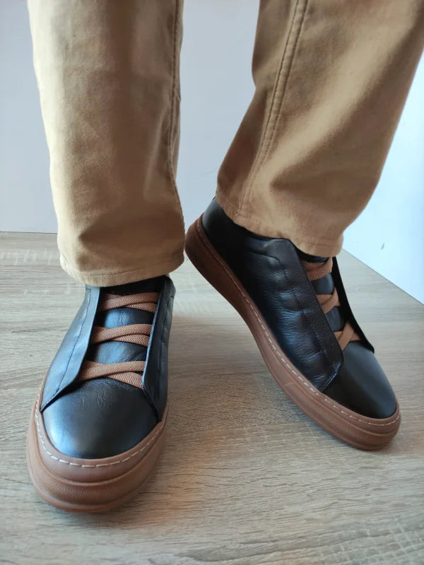 PANTOFI CASUAL BARBATI FRANCO GERARDO 20867W NEGRI - imagine 3