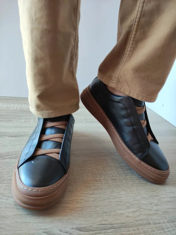 PANTOFI CASUAL BARBATI FRANCO GERARDO 20867W NEGRI - imagine 6