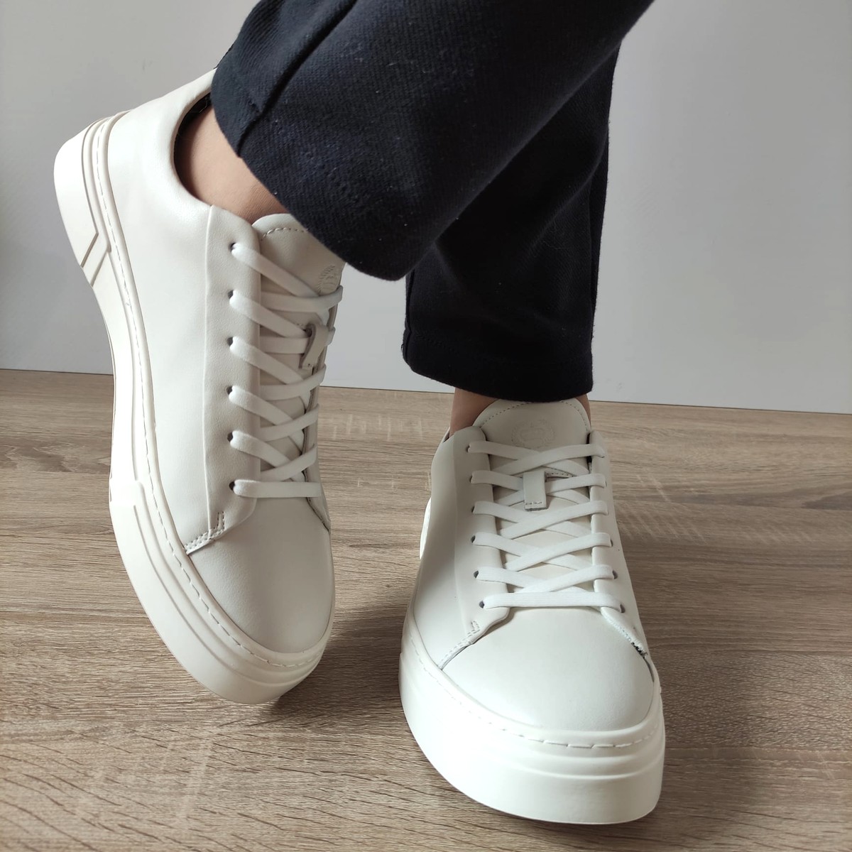PANTOFI CASUAL BARBATI FRANCO GERARDO 3210 OFF WHITE - imagine 5