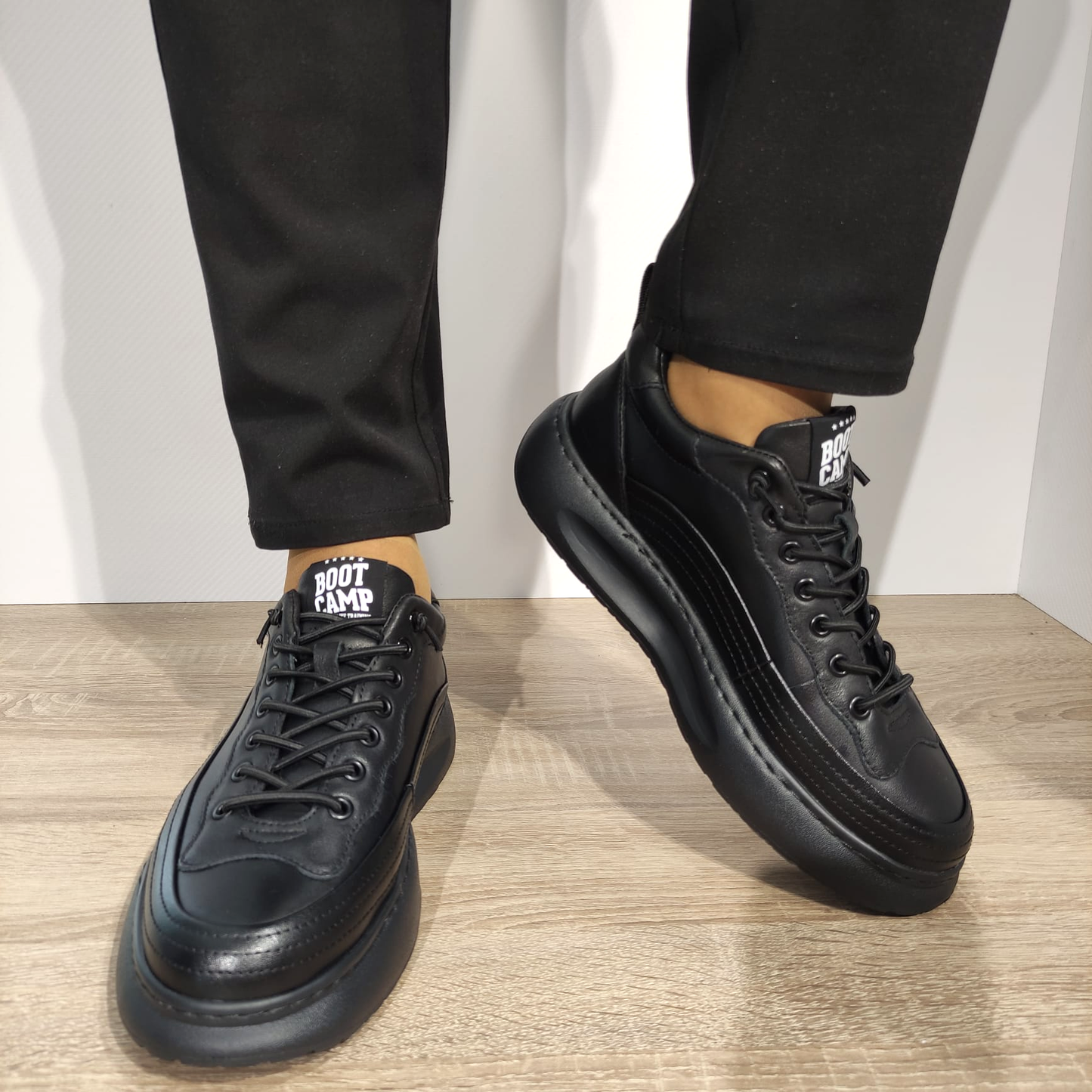 PANTOFI CASUAL BARBATI FRANCO GERARDO 8656 NEGRI - imagine 4