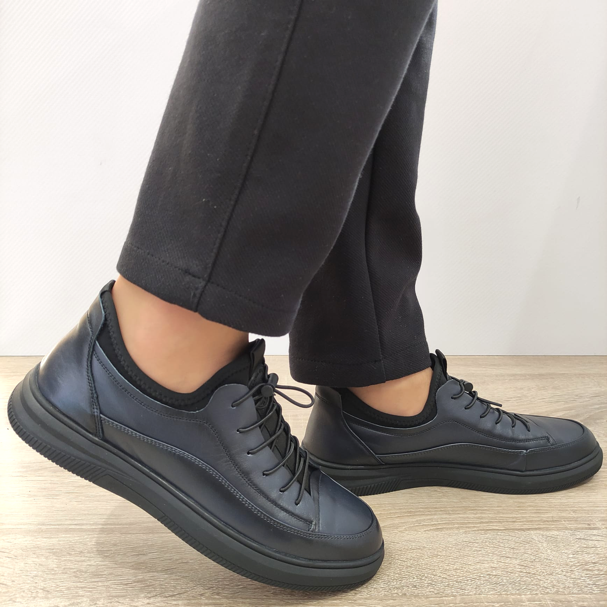 PANTOFI CASUAL BARBATI FRANCO GERARDO 8902 BLEUMARIN - imagine 2