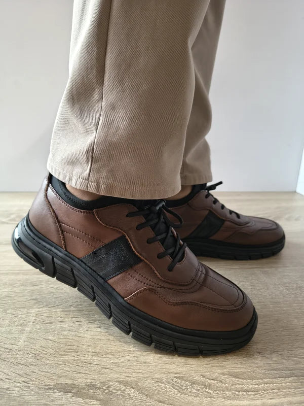 PANTOFI CASUAL BARBATI FRANCO GERARDO HJNH2202 MARO - imagine 2