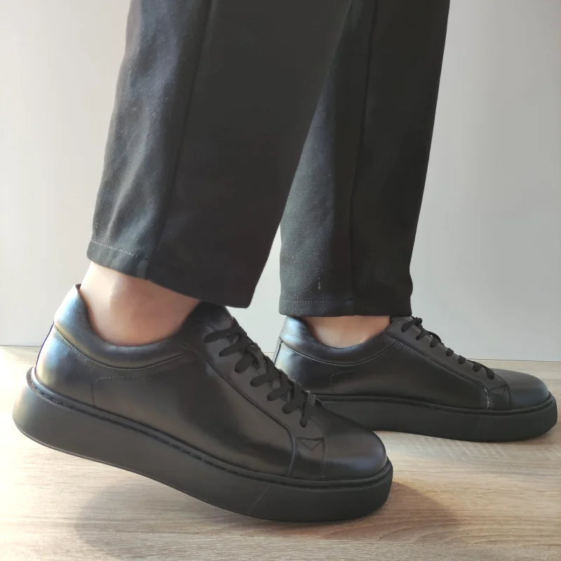 PANTOFI CASUAL BARBATI FRANCO GERARDO T231103-A NEGRI - imagine 4
